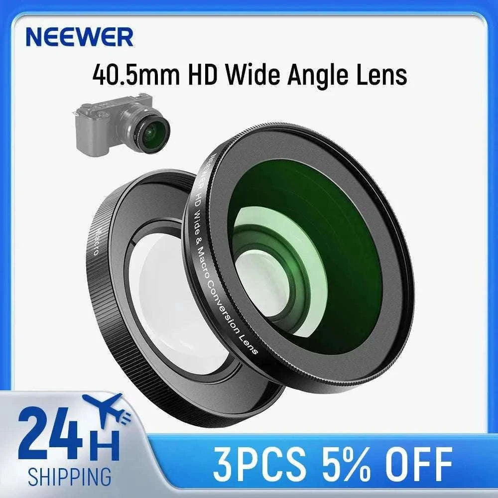 40.5mm 2-in-1 Wide Angle & 10X Macro Lens for Sony ZV-E10 ZV-1F-China Mainland