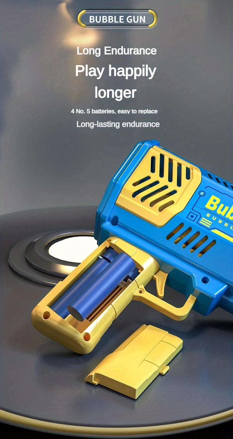 40‑Hole Fully Automatic Bubble Machine with Lights-PURPLE