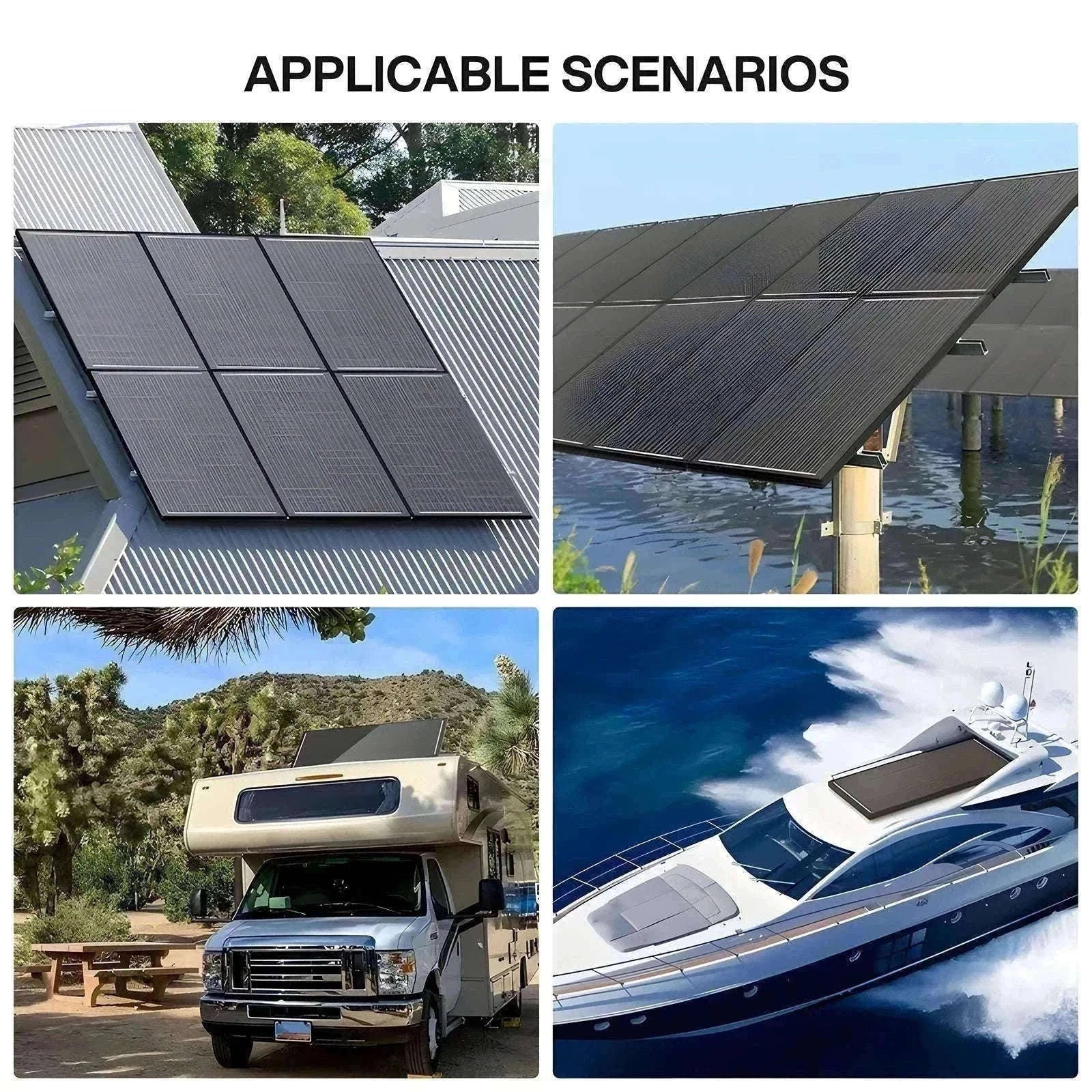 400W 200W 100W N-Type 18BB Monocrystalline Solar Panel-100W / United States