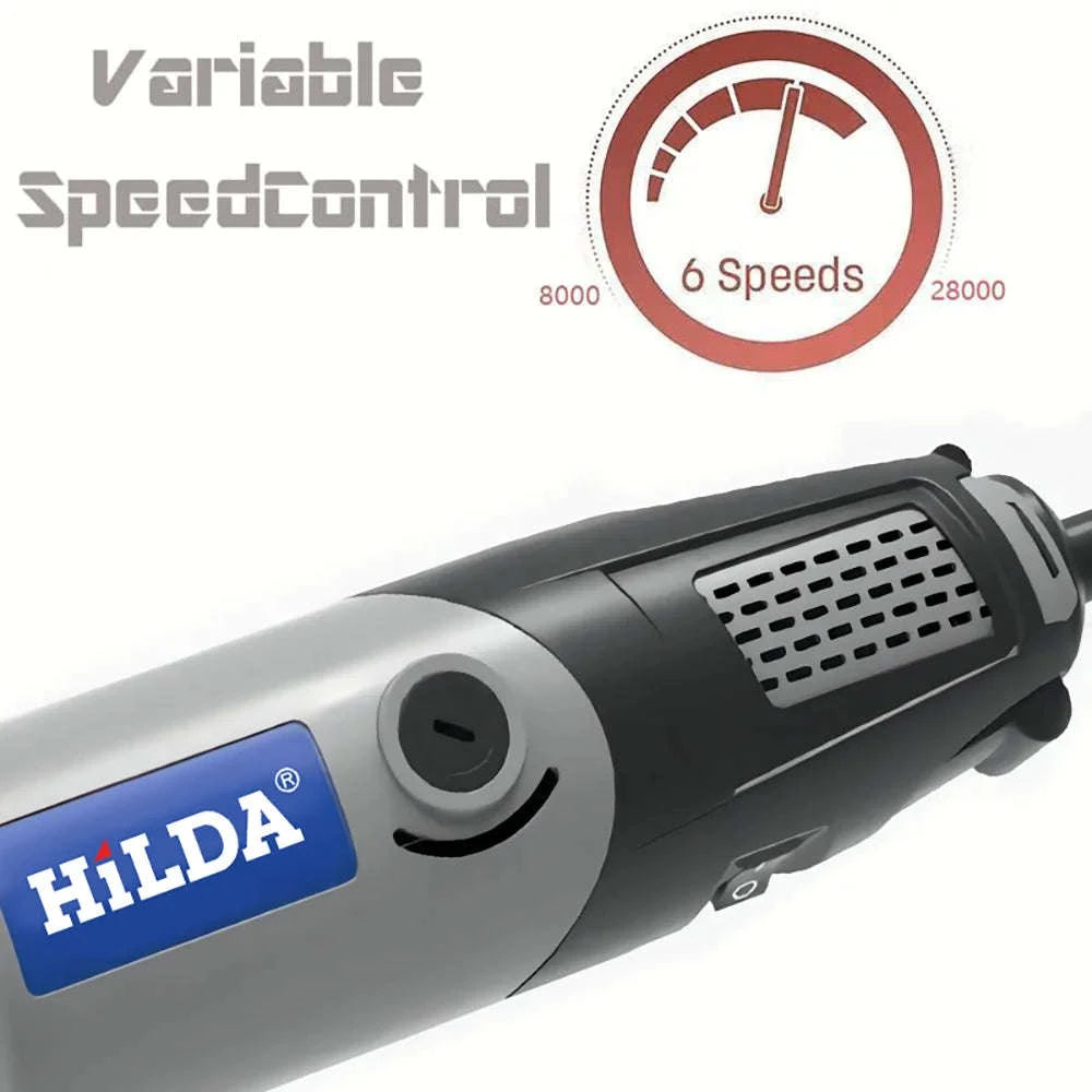 400W Rotary Tool with 6-Speed Variable Control-HH037 / United States