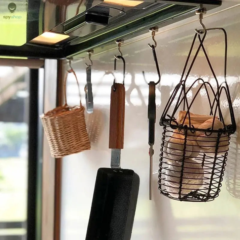 40PCS Strong Magnetic Hooks Multi-Purpose Storage Hooks Home Kitchen Bar Storage Hooks Key Storage Hooks Bathroom Hangers Spy-shop.com