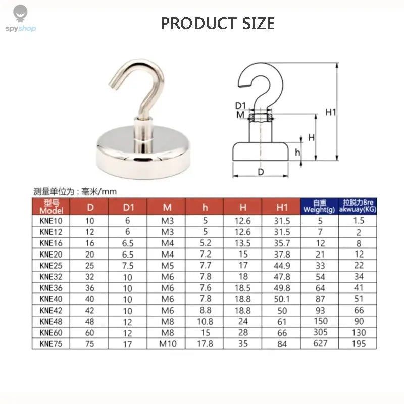 40PCS Strong Magnetic Hooks Multi-Purpose Storage Hooks Home Kitchen Bar Storage Hooks Key Storage Hooks Bathroom Hangers Spy-shop.com