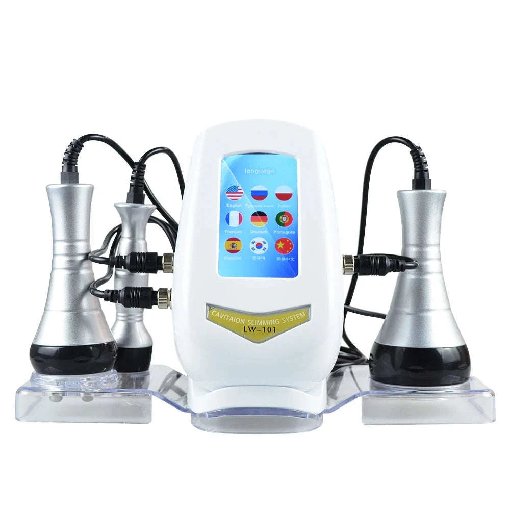 40K Cavitation Body Slimming and Skin Tightening Device-3-in-1 US plug / United States