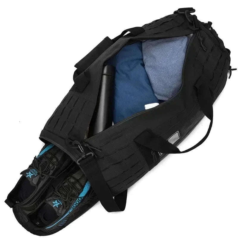40L Tactical Sports Duffle Bag for Gym, Travel and Daily Use-Green / United Kingdom