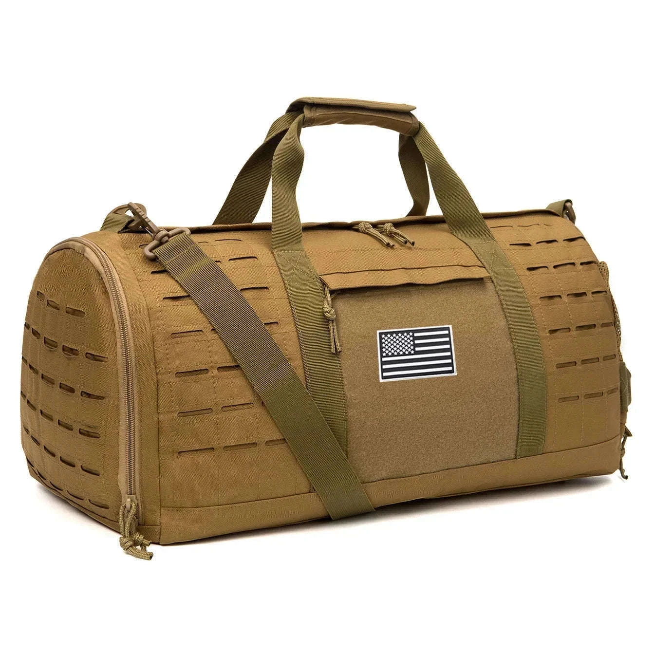 40L Tactical Sports Duffle Bag for Gym, Travel and Daily Use-Green / United Kingdom