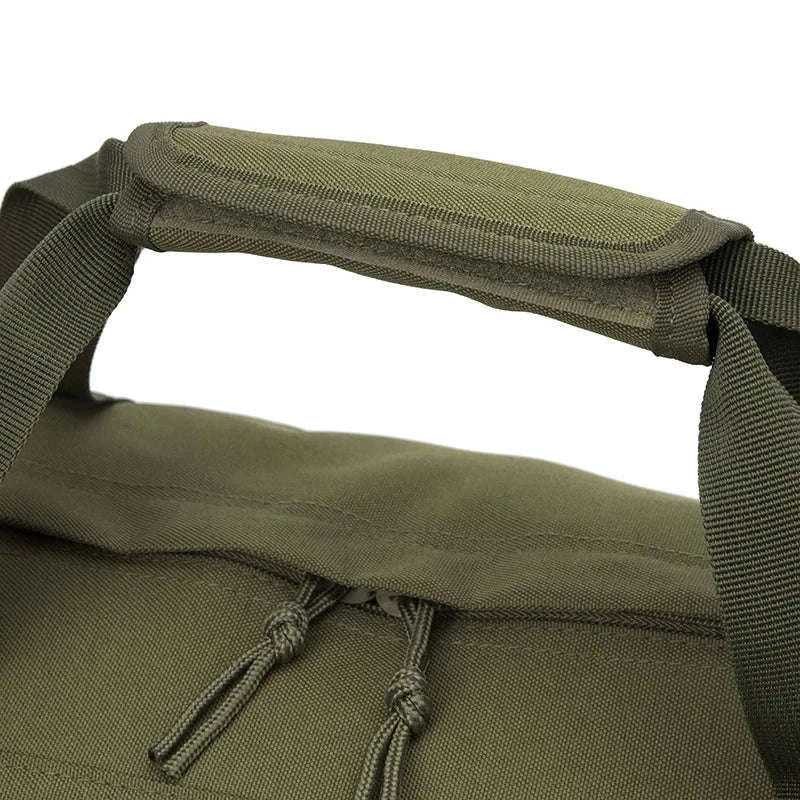 40L Tactical Travel Duffel Bag-Black Camo / United Kingdom