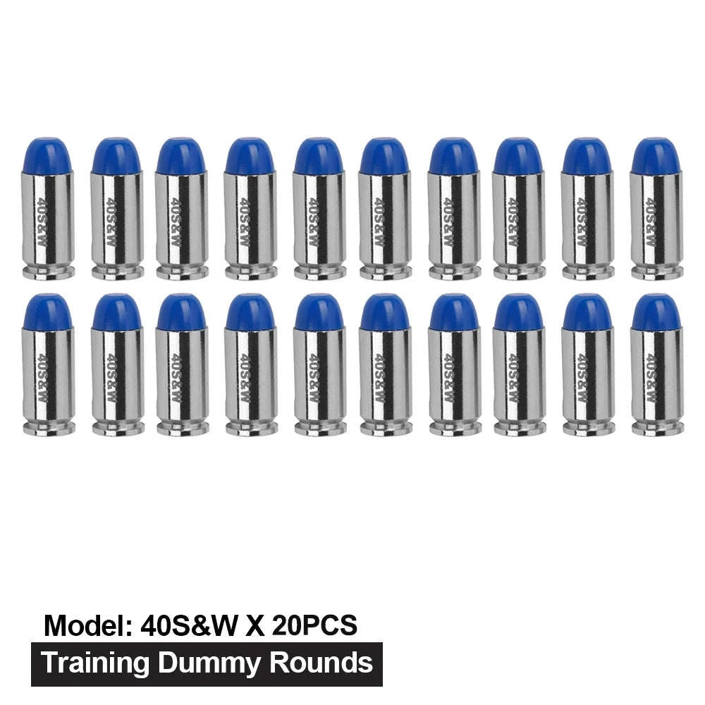 40S&W Dummy Round Practice Training Bullets 10pcs-Blue 10pcs / United States