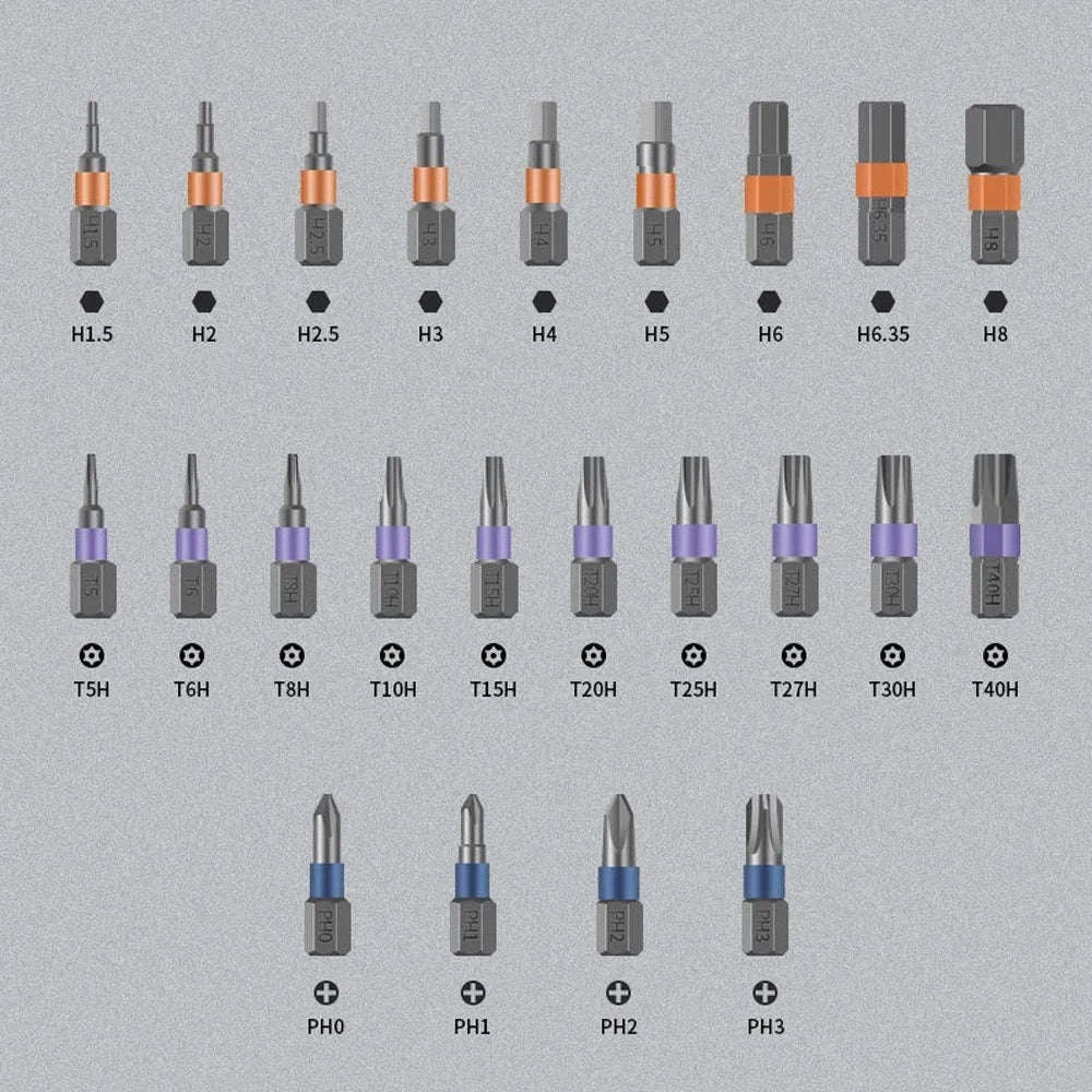41-in-1 Magnetic Ratchet Screwdriver Set with High Torque Handle-42 in 1 / United States