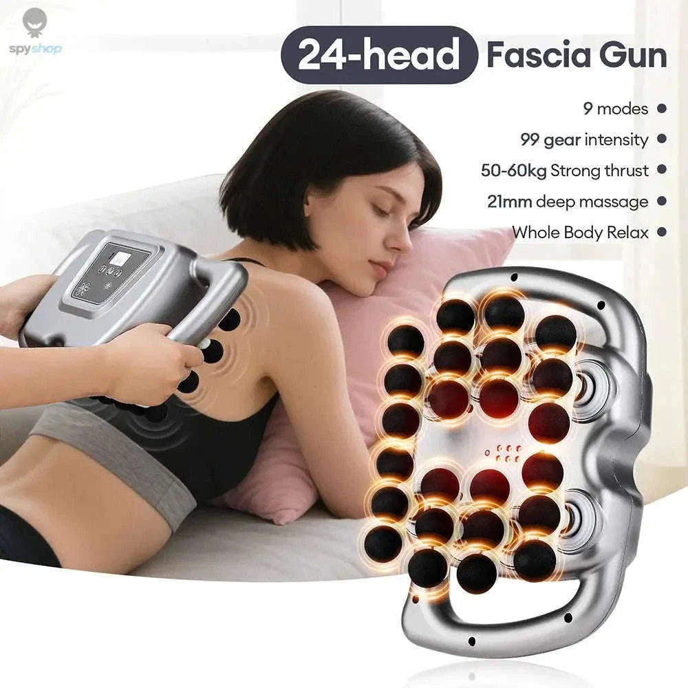 42-Head Fascia Gun High-Frequency Massage Gun-32 head