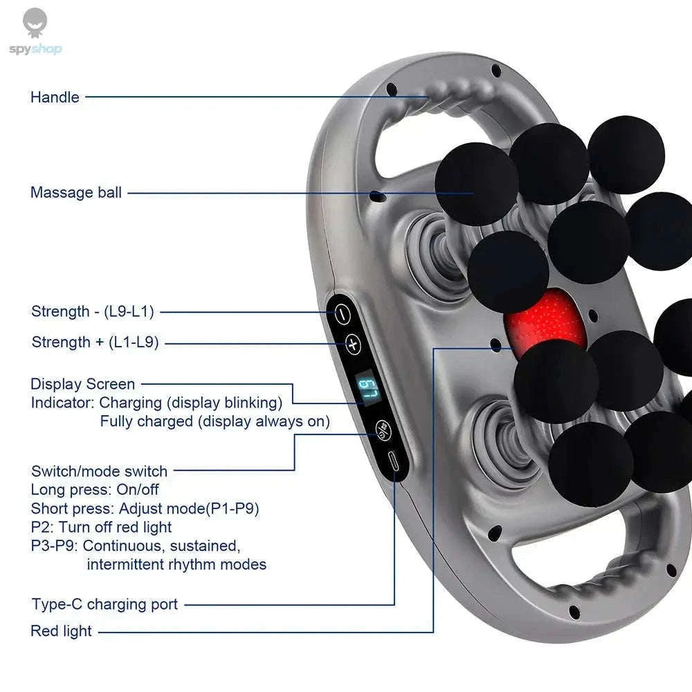 42-Head Fascia Gun High-Frequency Massage Gun-32 head