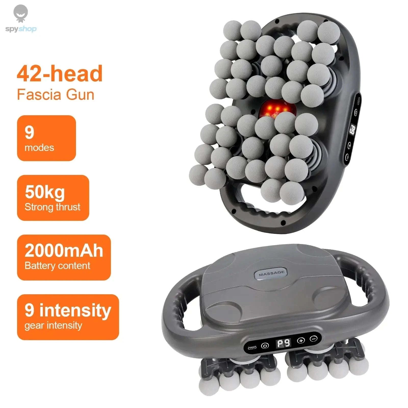 42‑Heads Fascia Gun High‑Frequency Massage Gun-32 head