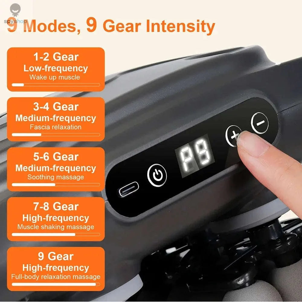 42‑Heads Fascia Gun High‑Frequency Massage Gun-32 head