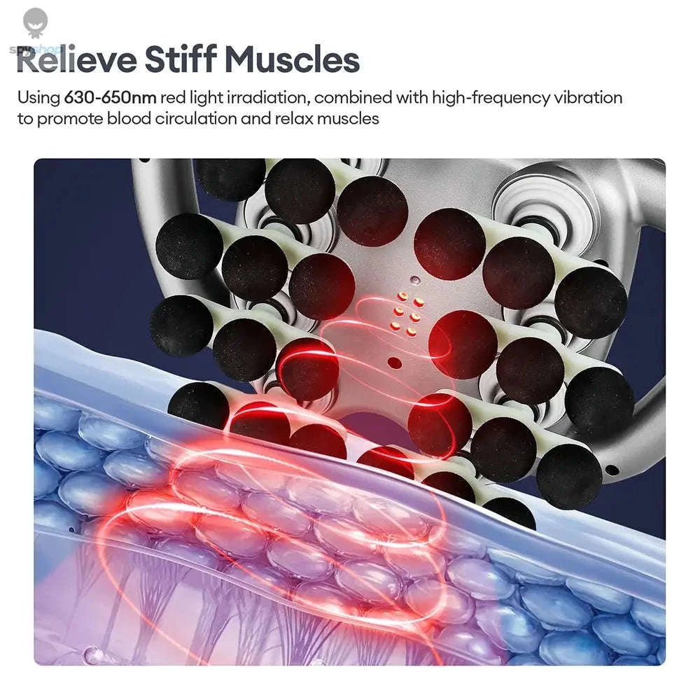 42‑Heads Fascia Gun High‑Frequency Massage Gun-32 head