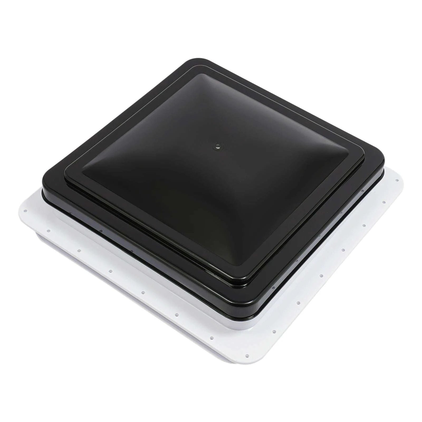 42x42cm RV Roof Vent Skylight with Insect Screen-Black and White / Germany