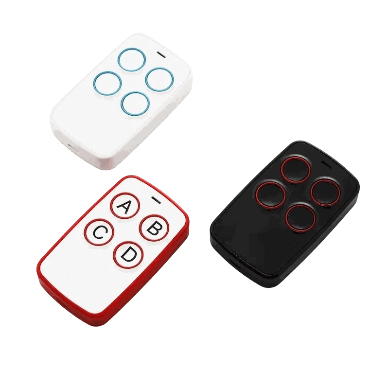 433MHz Garage Door Remote Duplicator 4-Button Keychain Control-RED