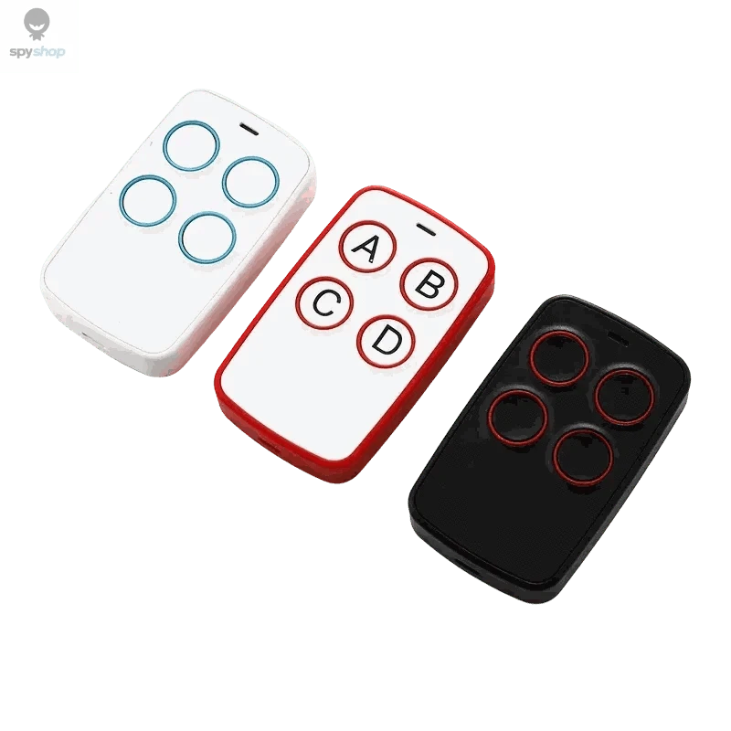 433MHz Garage Door Remote Duplicator 4-Button Keychain Control-RED
