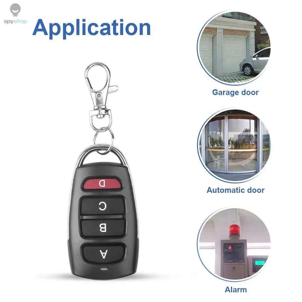 433MHz Remote Duplicator for Garage and Gate Access-ABCD button
