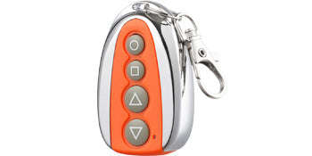 433MHz Sliding Gate Remote with 4 Buttons & 131ft Range-Orange / United States