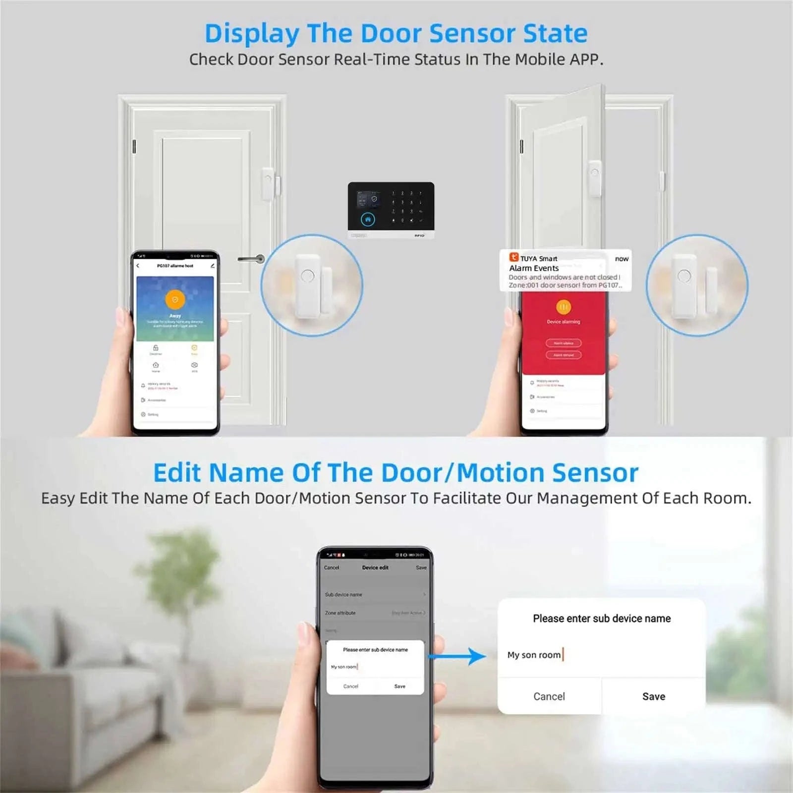 433MHz Wireless Door Sensor-1.