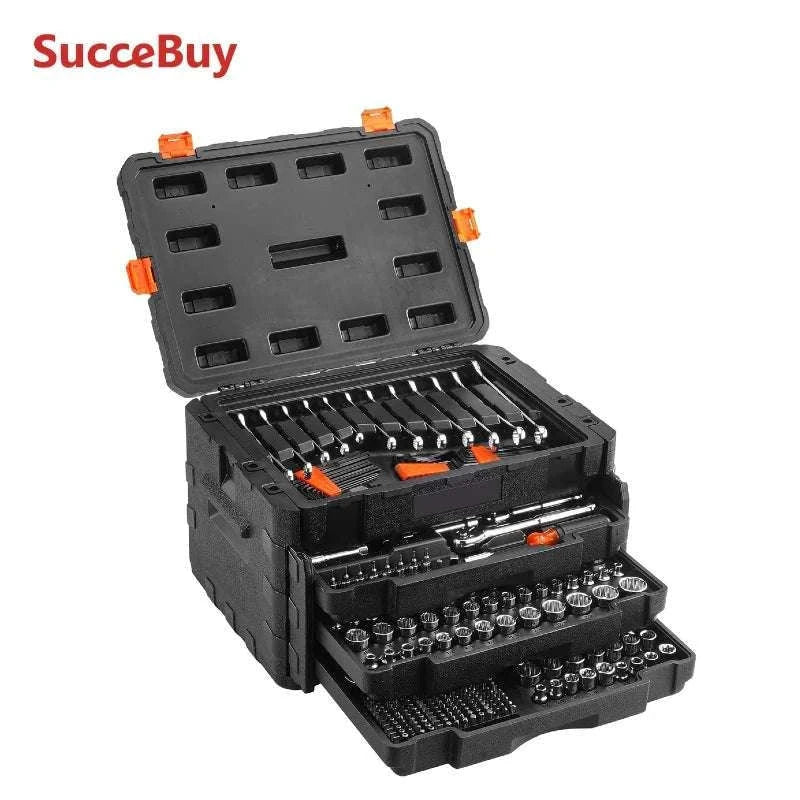450-Piece Mechanics Tool Set SAE & Metric with Storage Case-450PCs / United States