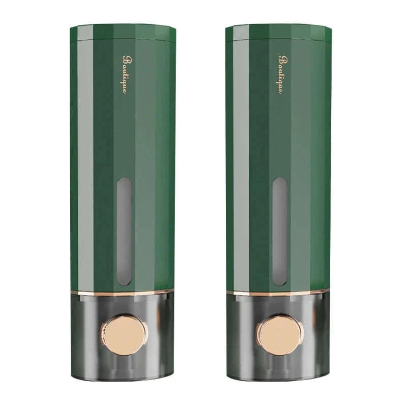 450ml Wall Mounted Soap Dispenser for Bathroom and Shower Use-Ivory