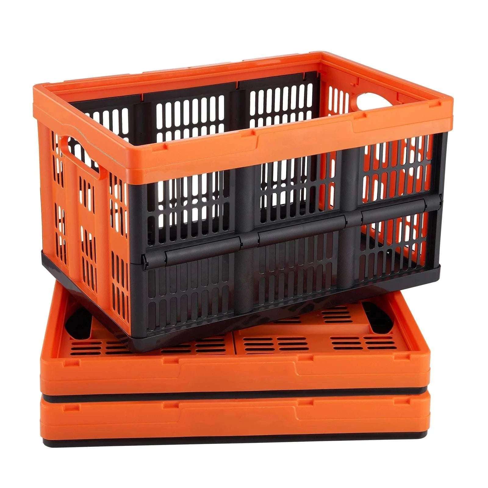 45L Collapsible Storage Bins with Handles – Stackable Folding Basket Set-3PCS / CZECH REPUBLIC