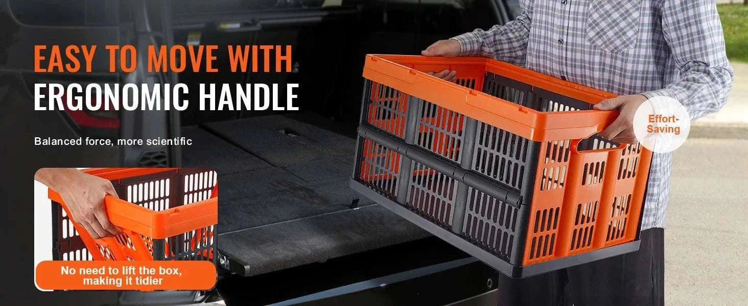 45L Collapsible Storage Bins with Handles – Stackable Folding Basket Set-3PCS / CZECH REPUBLIC