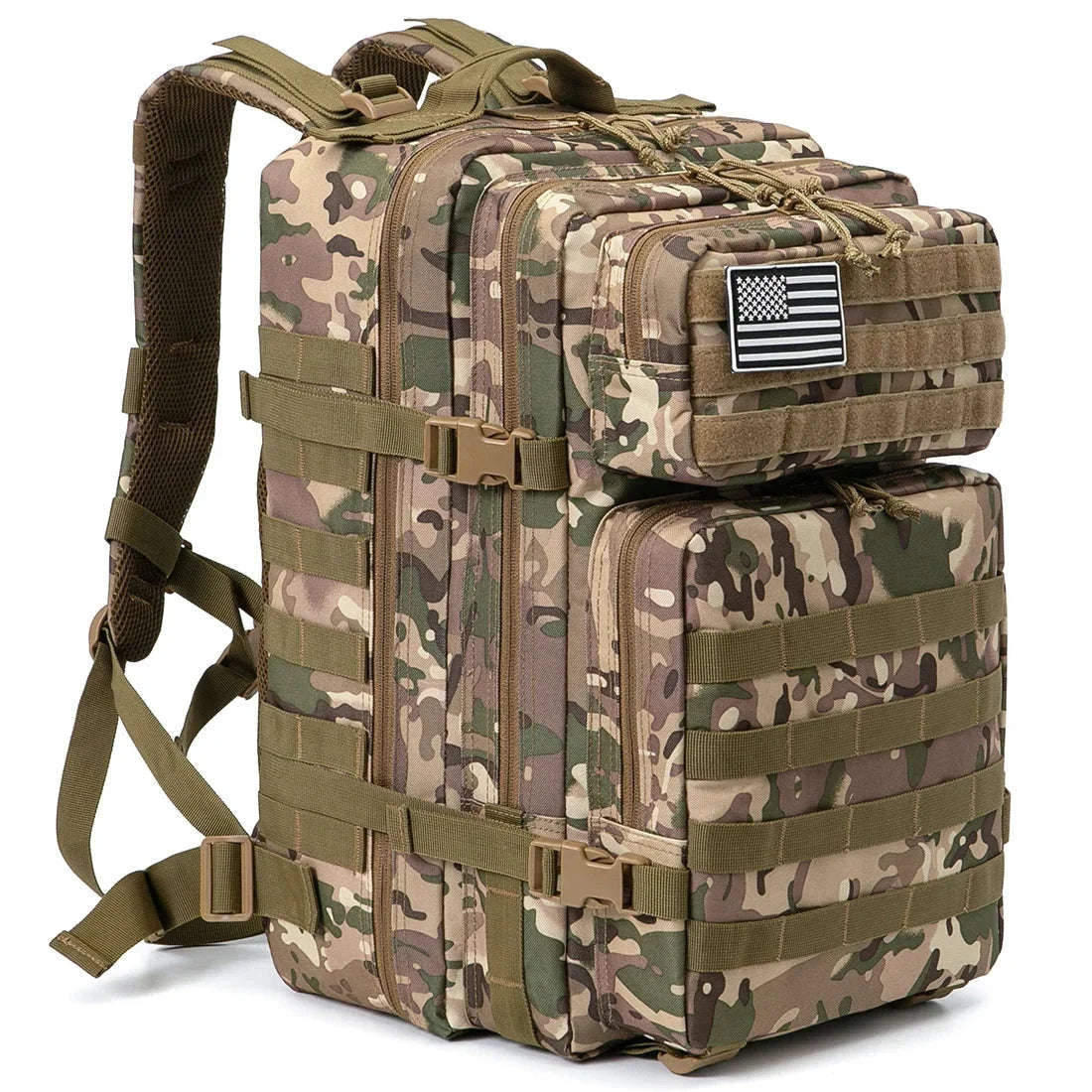45L Large Capacity Tactical Backpack-Black / United States