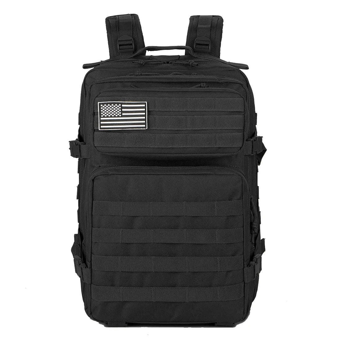 45L Large Capacity Tactical Backpack-Black / United States