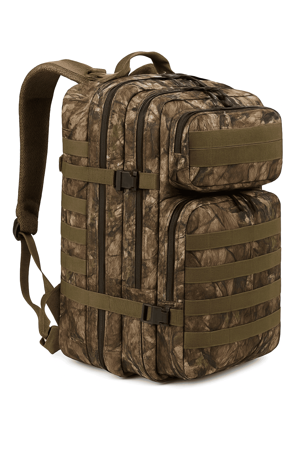 45L Large Capacity Tactical Backpack for Hiking, Camping, Gym and Trekking-Yellow / United States