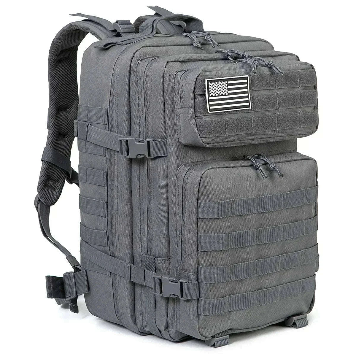 45L Tactical Backpack for Hiking, Camping and Hunting-Red / Poland
