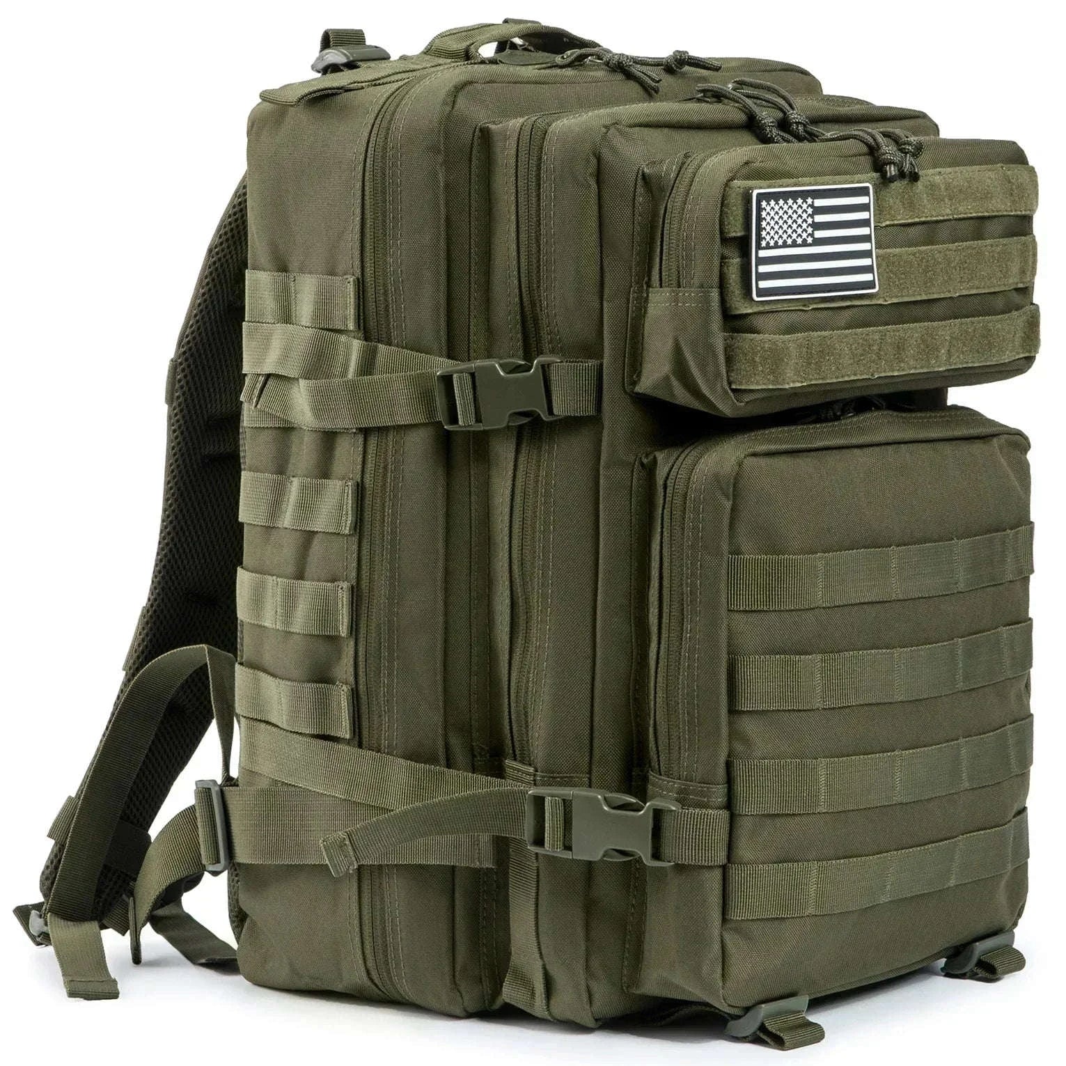 45L Tactical Backpack for Hiking, Camping and Hunting-Red / Poland