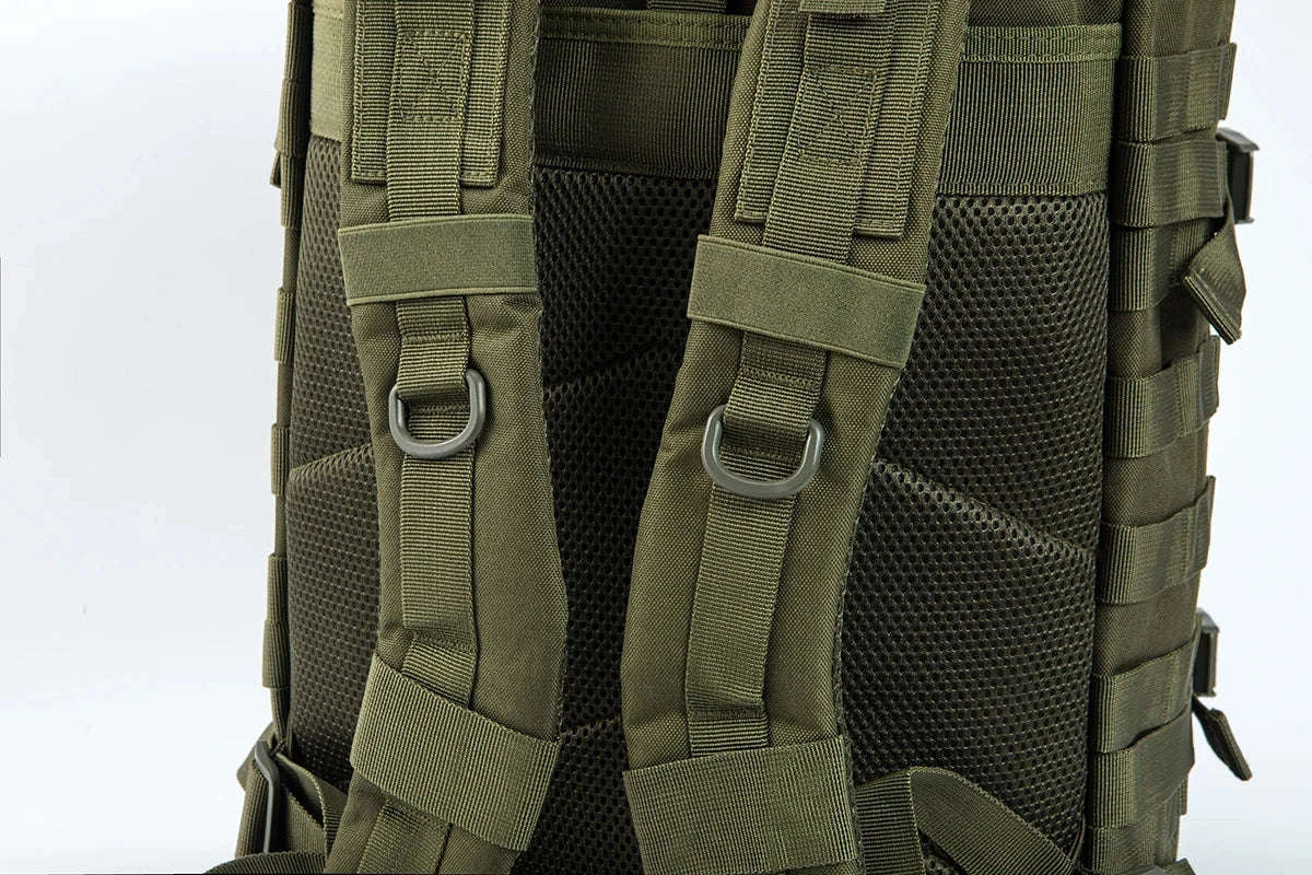 45L Tactical Backpack Large Capacity Outdoor Rucksack-Red Plaid / spain