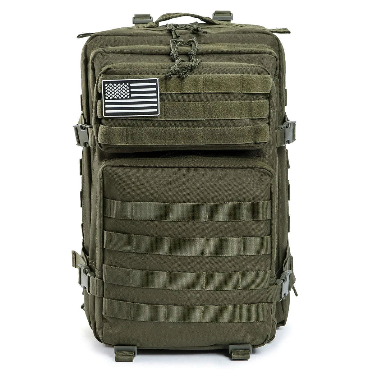 45L Tactical Backpack Large Capacity Outdoor Rucksack-Red Plaid / spain