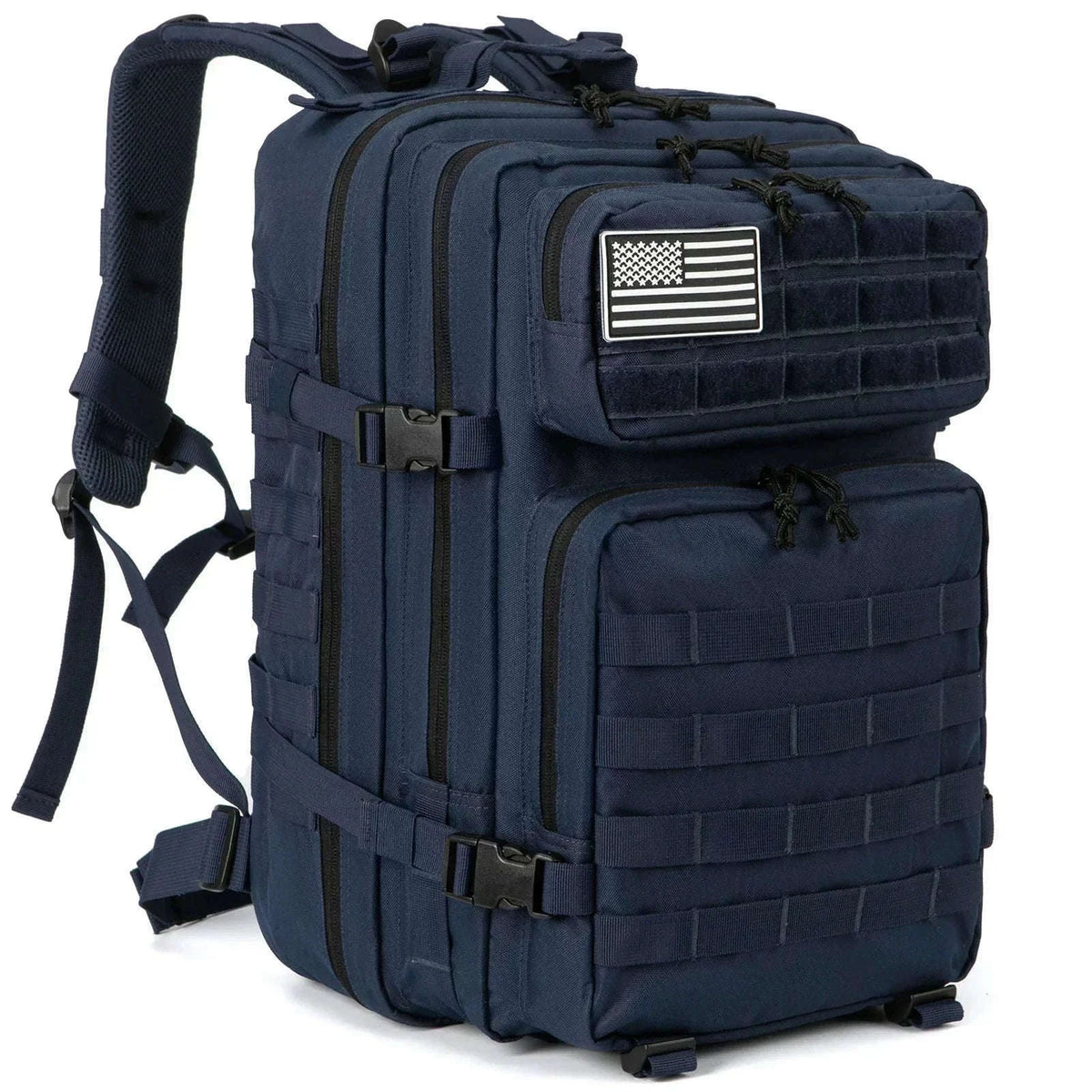 45L Tactical Backpack Large Capacity Outdoor Rucksack-Red Plaid / spain