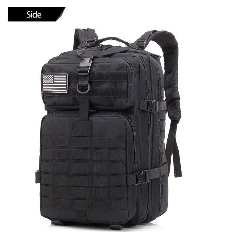 45L Tactical Backpack with Molle System-Khaki / United Kingdom