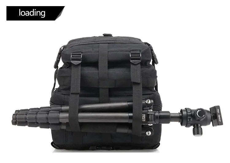 45L Tactical Backpack with Molle System-Khaki / United Kingdom
