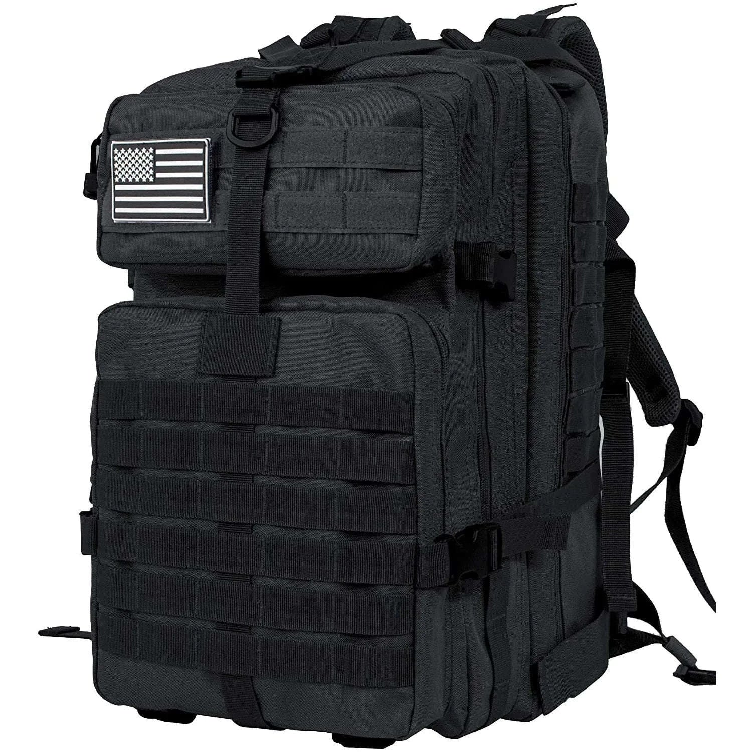 45L Tactical Backpack with Molle System-Khaki / United Kingdom