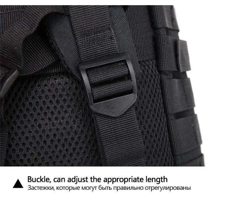 45L Tactical Backpack with Molle System-Khaki / United Kingdom