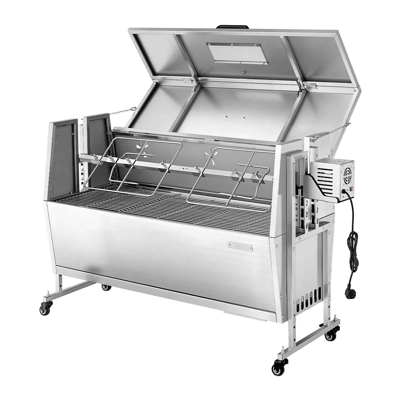 46" Rotisserie Grill with 132lb Capacity and 4-Level Heat Control-46inch / United States