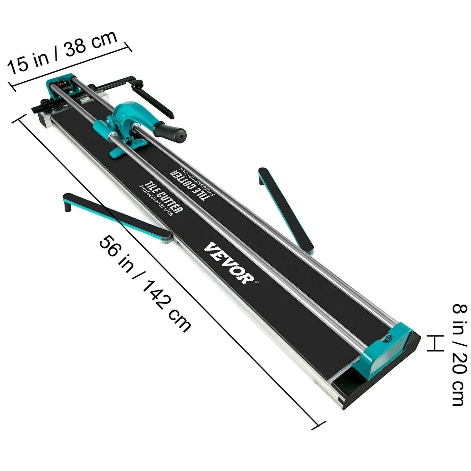 48 Inch Manual Tile Cutter with Laser Guide for Precision Cuts-56 x 8 x 15 in / spain
