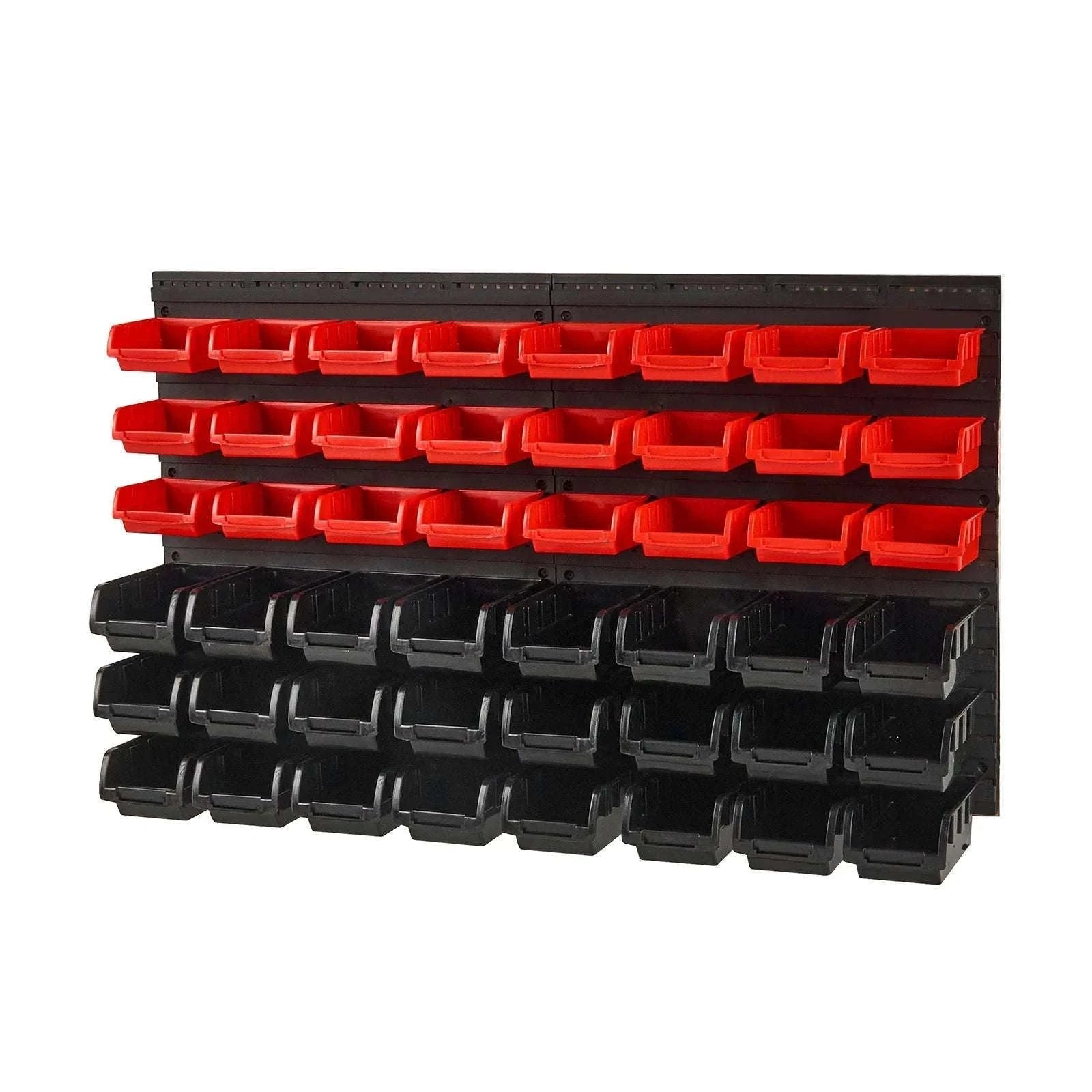 48-Piece Wall Mounted Storage Bins Organizer for Garage Tools-48pcs / United States