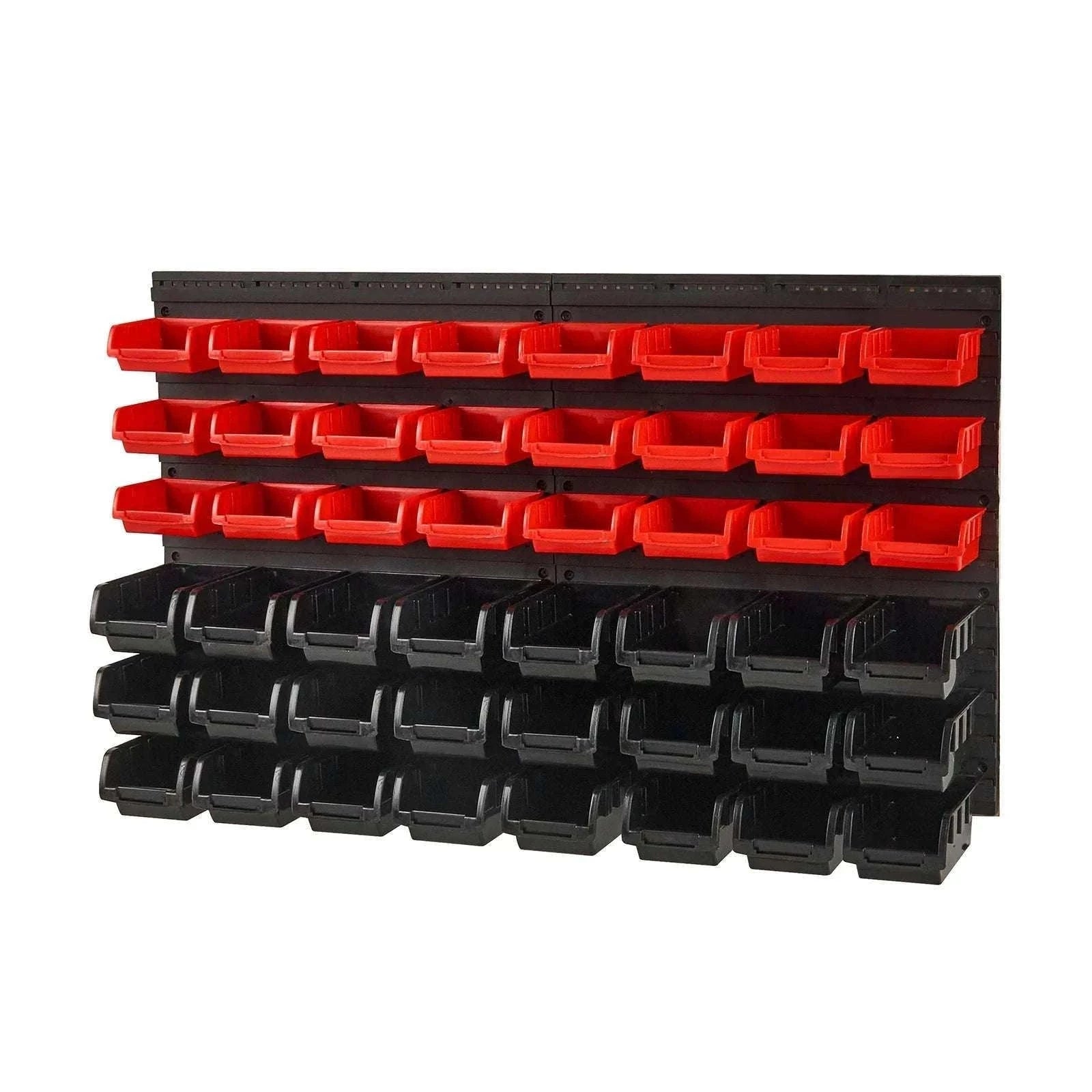 48-Piece Wall Mounted Storage Bins Organizer for Garage Tools-48pcs / United States