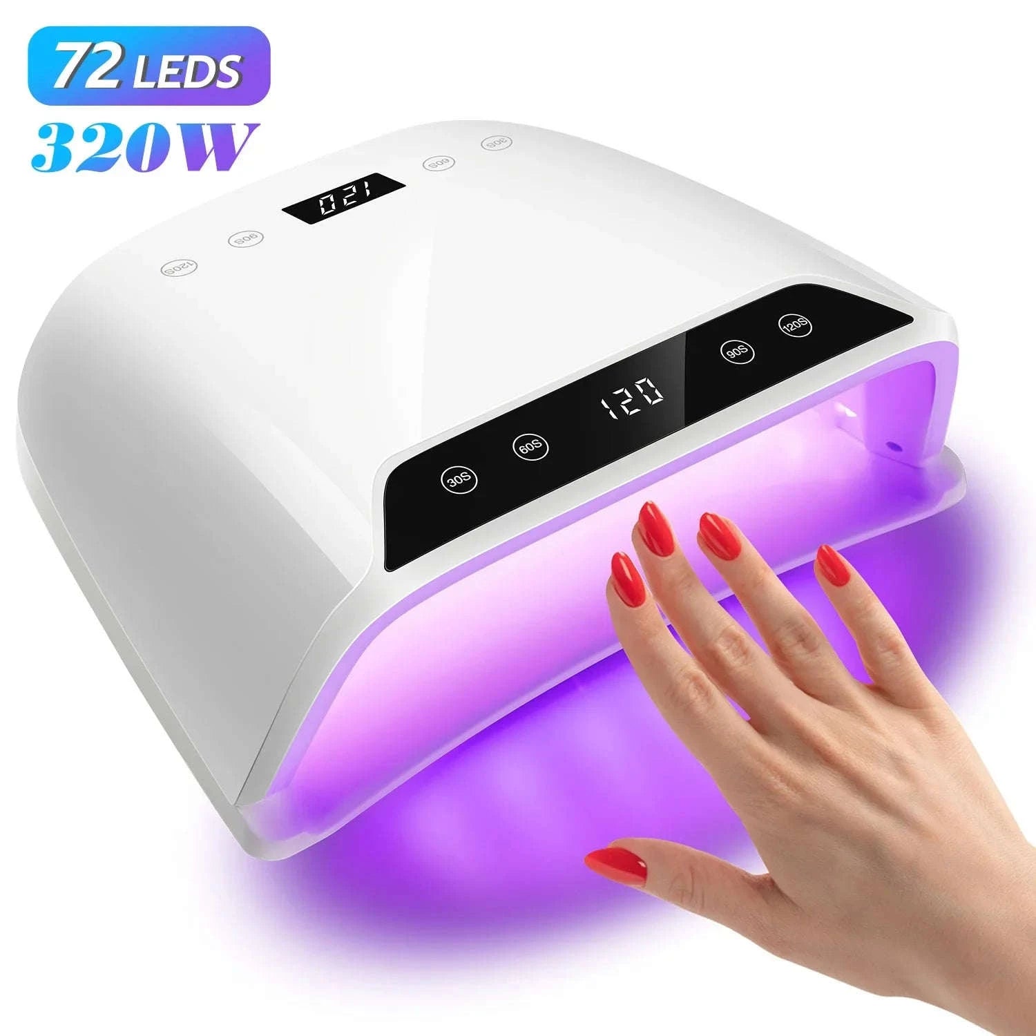 480W UV LED Nail Lamp with Large Space and Whitening Mode-SUN D5 / EU