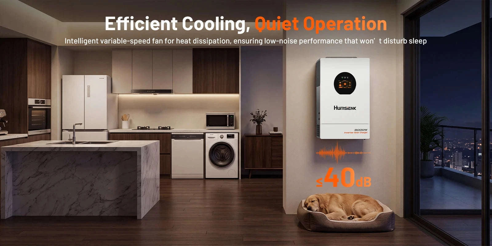 48V 8KW 3-in-1 Solar Hybrid Inverter with Dual MPPT, 120V/240V Split or Single Phase-48V 8KW Inverter / United States