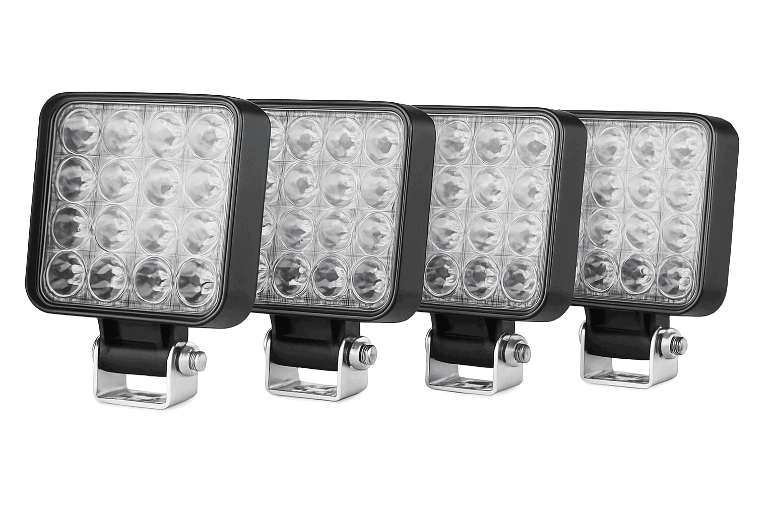 48W 16 LED 12V 24V LED Work Light Bar-6pcs