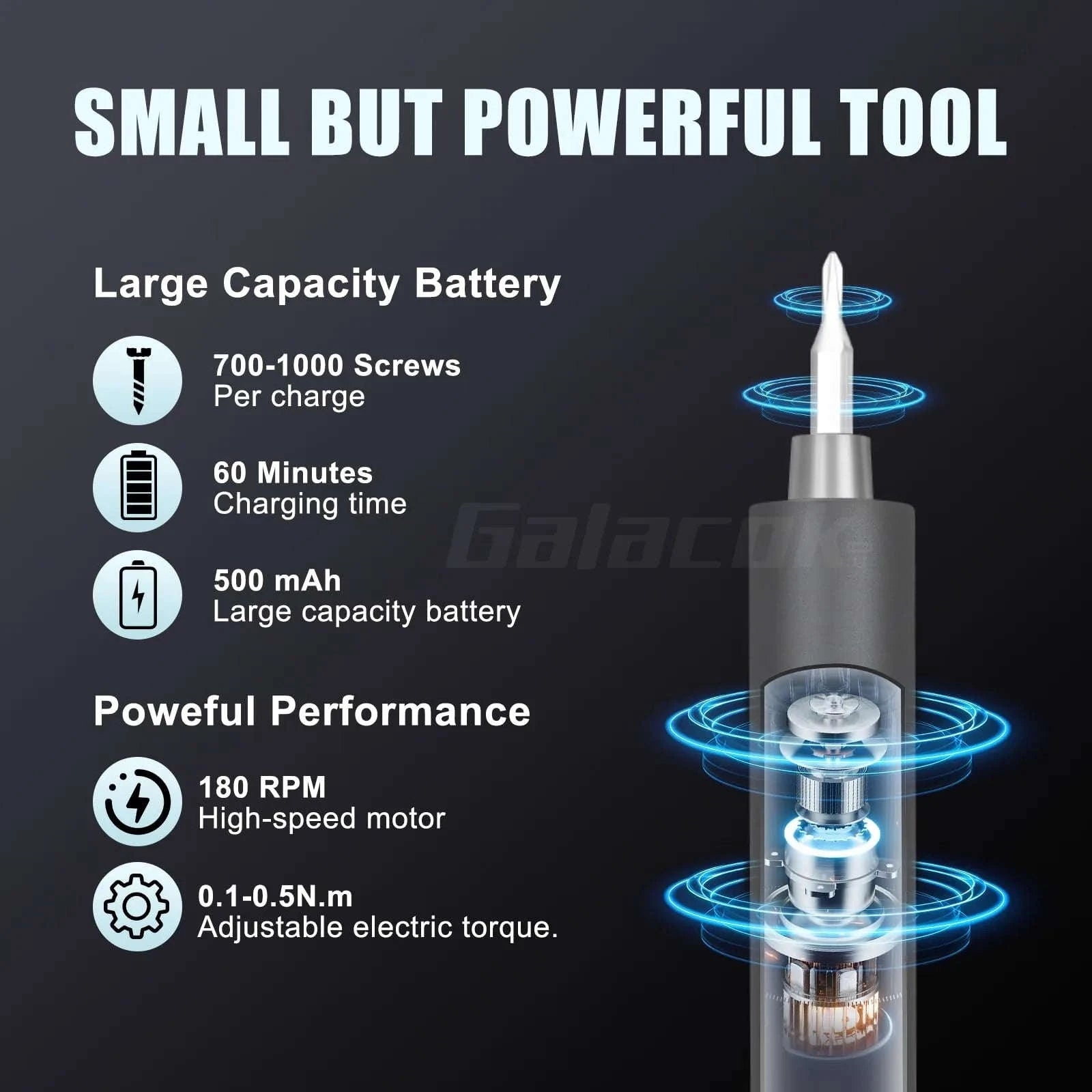 49-in-1 Precision Electric Screwdriver Set with 5 Torque Levels-49 IN 1 / United States