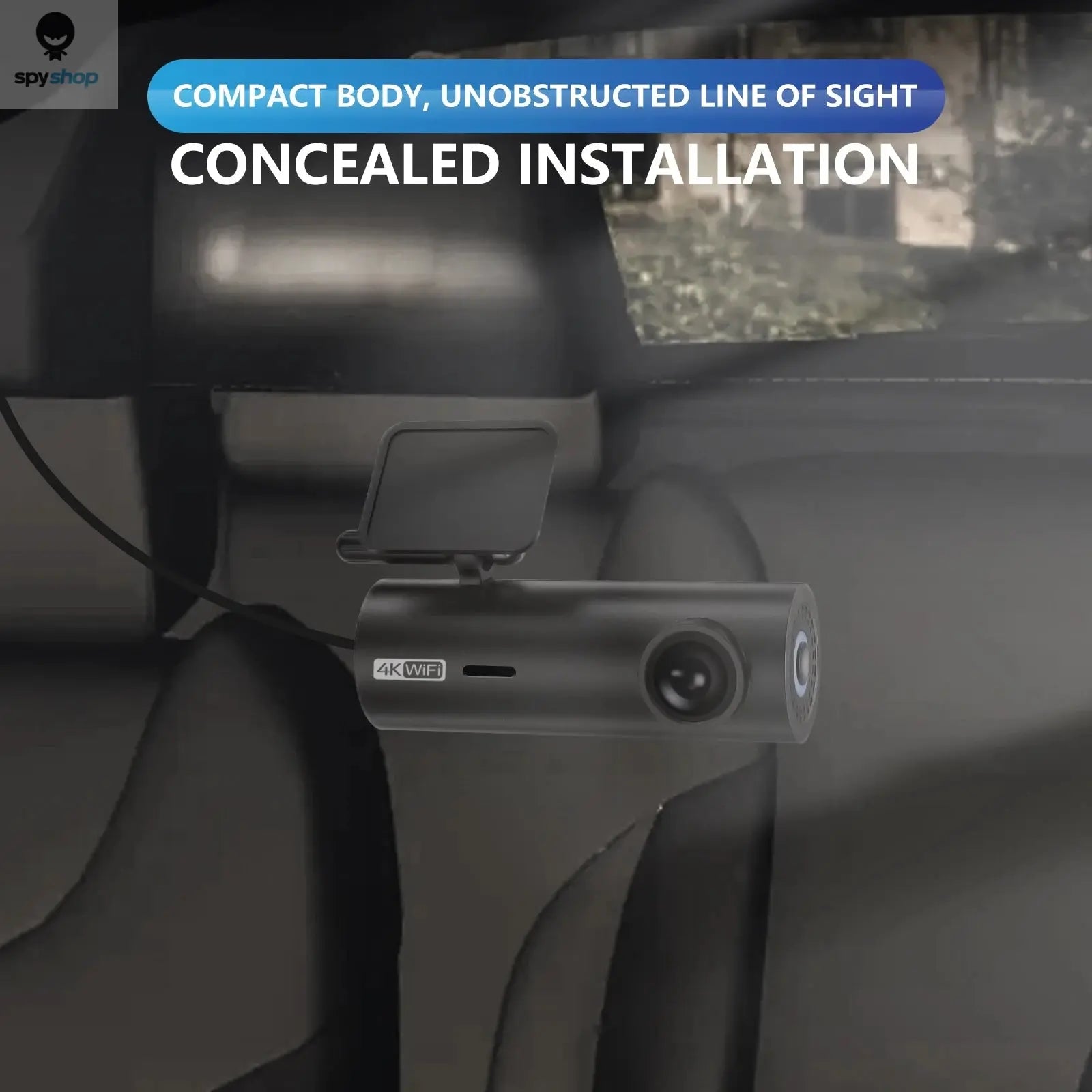 4K Car Dash Cam DVR Recorder Auto Recorder APP Control Black Box WIth WIFI Voice 24h Parking Monitoring function car accessories Spy-shop.com