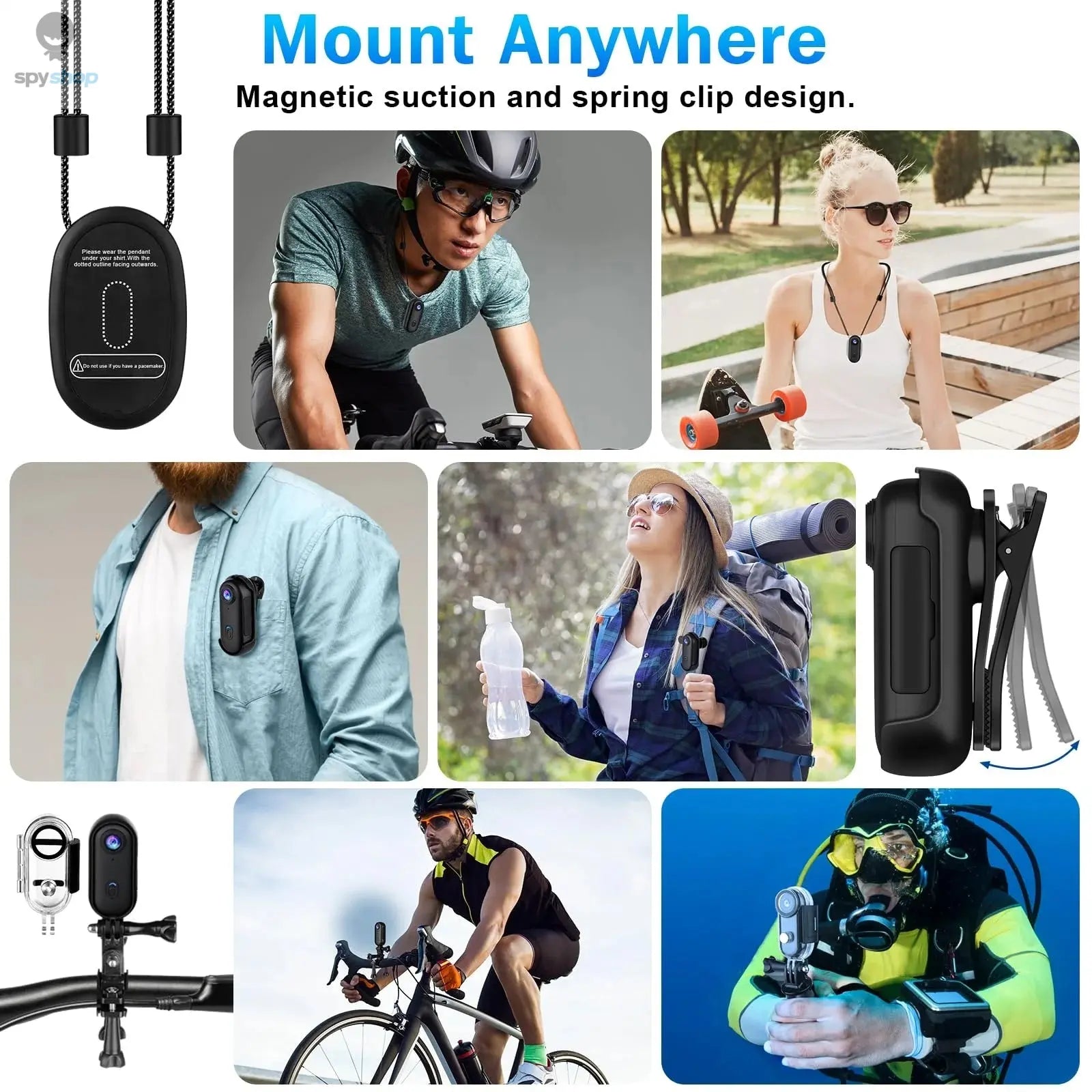4K FHD 1080P Outdoor Sports Camera In Helmet Motorcycle Bike Sport Mini Filming Bicycle Action Body Cam And Video Recording Spy-shop.com