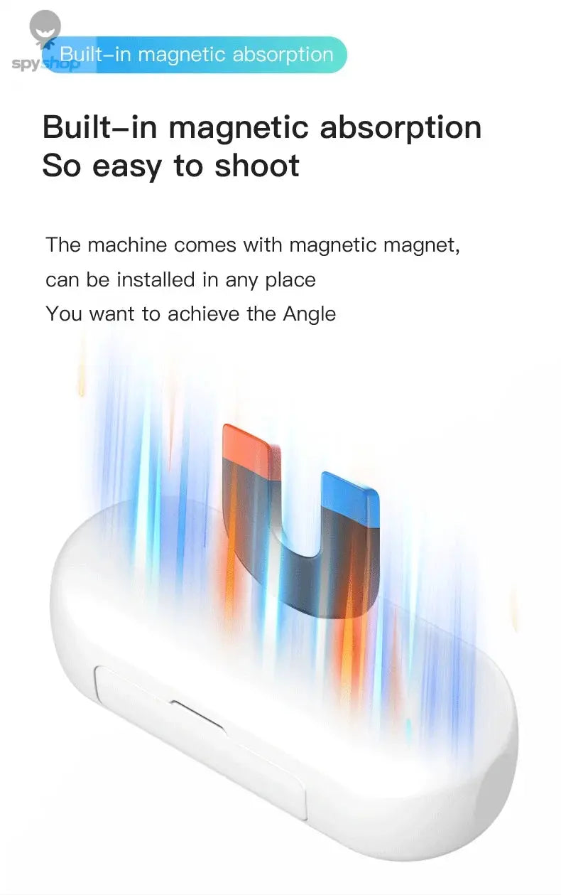 4K HD Mini Vlog Camera with WiFi Wireless Portable Action Body Cam for Sports Travel Photography Pocket Sized Video Recorder Spy-shop.com